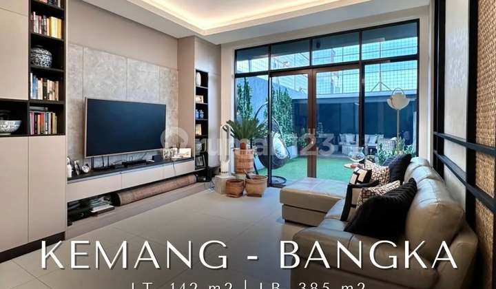 FOR SALE KEMANG - BANGKA MODERN MINIMALIST TOWNHOUSE SEMI FURNISHED 