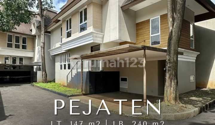FOR SALE PEJATEN MODERN TROPICAL TOWNHOUSE DALAM CLUSTER