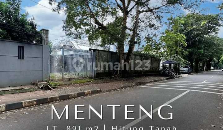 FOR SALE MENTENG HITUNG TANAH, ROW JALAN LEBAR