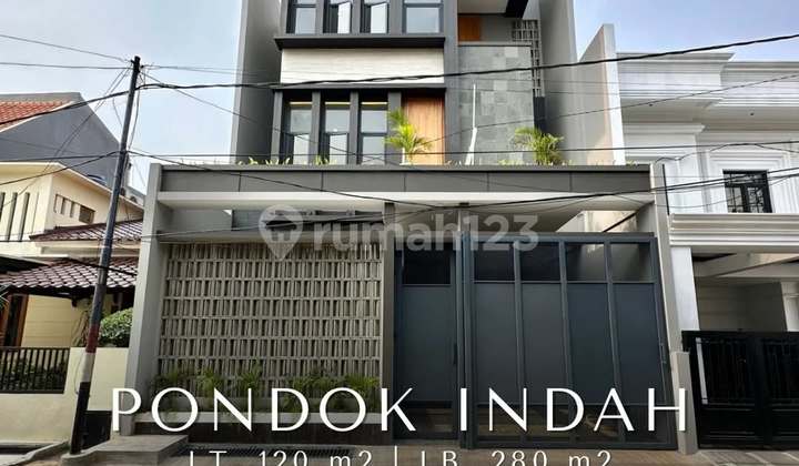 Rumah baru,ruangan luas,halaman bagus di Pondok Indah Jaksel