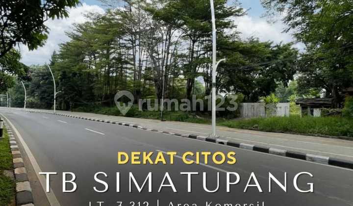 FOR SALE TB SIMATUPANG NEAR CITOS, COMMERCIAL AREA BEST LOCATION