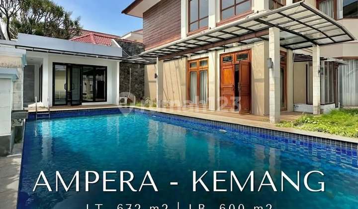 RUMAH KEAMANAN 24 JAM,BEBAS BANJIR DI AMPERA-KEMANG
