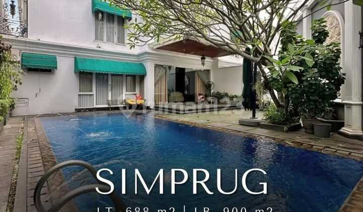 Rumah Simprug Modern Classic House di Jakarta Selatan