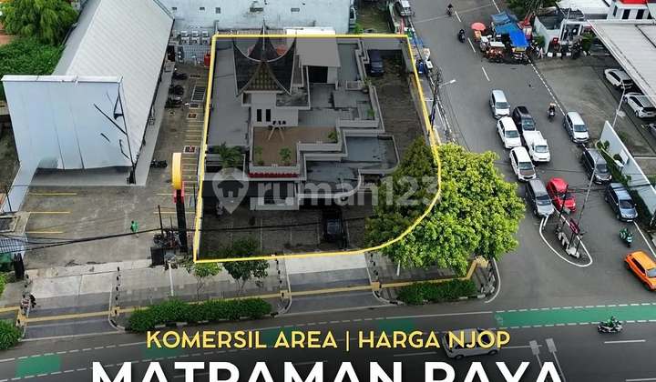 Matraman Raya Komersial Area, Posisi Hoek Cocok untuk Gedung Kantor/Usaha/ Restaurant