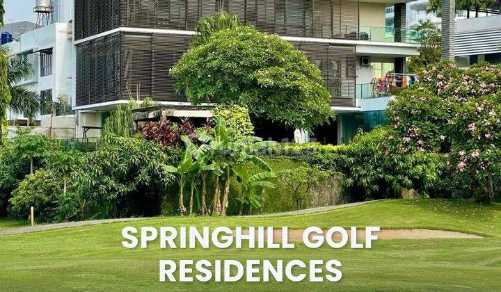 Springhill Golf Residences Kemayoran Luxurious House View Golf 1