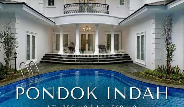 FOR SALE PONDOK INDAH BRAND NEW HOUSE POSISI HOEK DALAM KOMPLEK ELITE