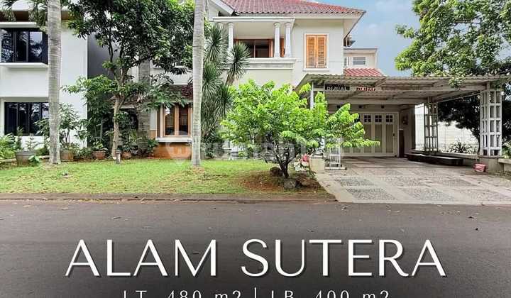 FOR SALE ALAM SUTERA CLUSTER MAGNOLIA DEPAN TAMAN, SEMI FURNISHED 1