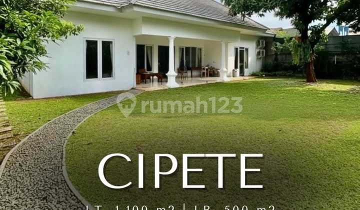 For Sale Cipete Area Exclusive, Row Jalan Lebar Halaman Luas For Sale Cipete Area Exclusive, Row Jalan Lebar Halaman Luas