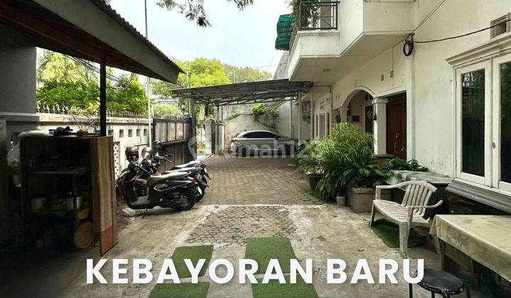 For Sale Kebayoran Baru Prime Area, Depan Taman Posisi Hoek 1