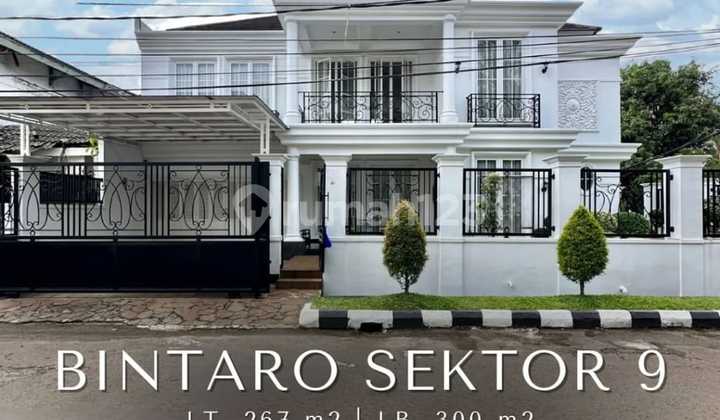 FOR SALE BINTARO SECTOR 9, INSIDE A CLUSTER, CORNER POSITION.