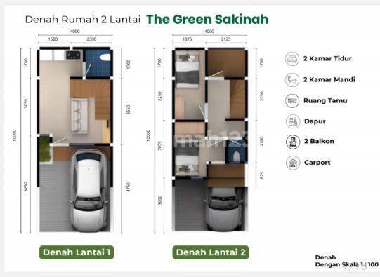 Rumah 2lt Harga 1lt Sawangan Depok,dekat Sta Citayam&tol Sawangan 2