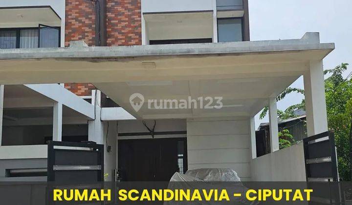 Rumah Scandinavian Cantik Tanah Luas Strategis Dekat Pintu Tol    1