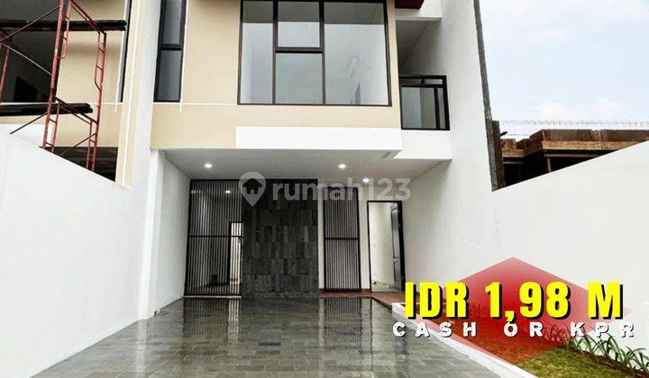 Rumah Modern Minimalis Di Dalam Komplek Modern Hills Pondok Cabe 1