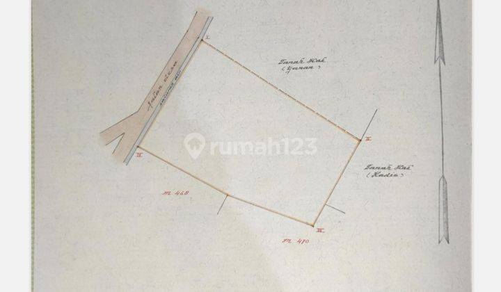 Tanah murah nol jalan di kebomas 1