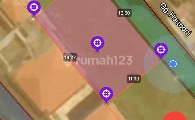 Tanah siap dibangun lokasi strategis dekat Canggu,Umalas,Petitenget cocok untuk villa  5