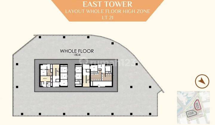 Menara Syariah Pik2 Whole Floor  2