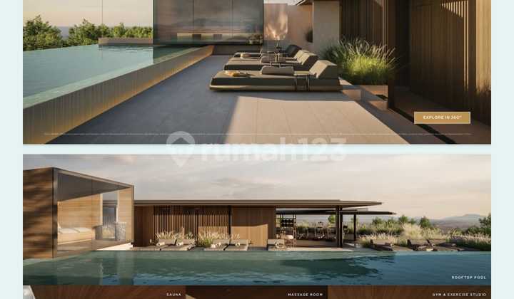 luxury Bali villa with tropical concept