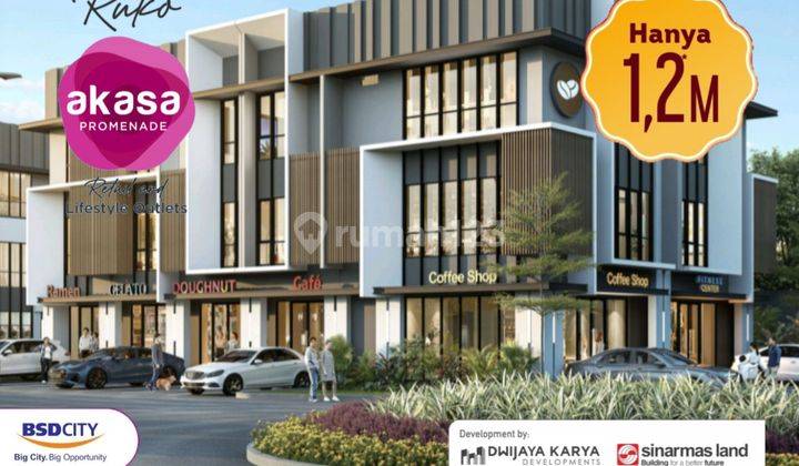 Ruko 3 Lantai Baru Jadikan tempat tinggal dan Business BSD SHM 56 m 2