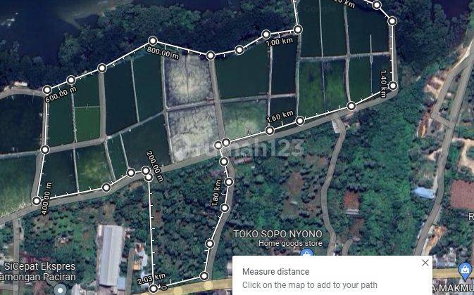 Tanah SHM 10 Ha Lebar Pintu 30 meter di Paciran Lamongan 1