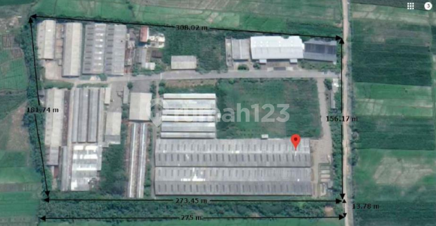 0648 - Land for Sale with SHM Certificate, 54,359 m2 in Mojokerto