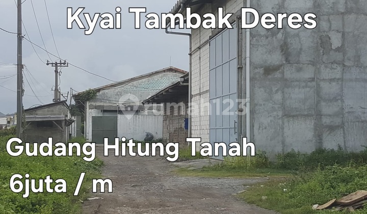 Gudang Hitung Tanah Kyai Tambak Deres Dekat Kenjeran Row Kontainer 40 Feet Termurah 6 Juta /Meter SHM