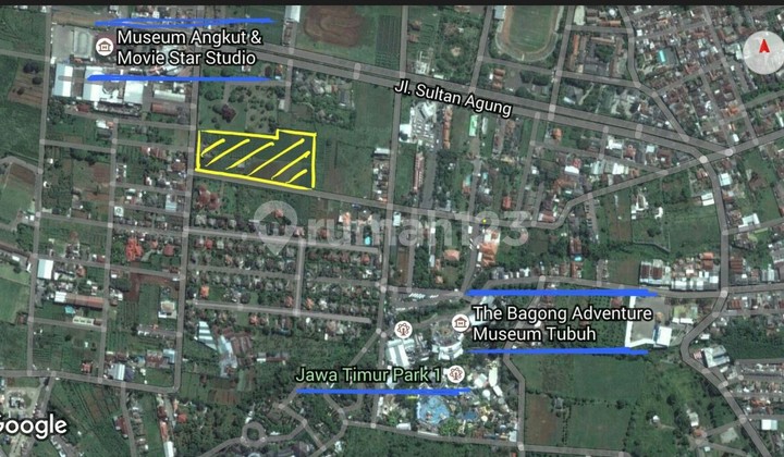 Tanah Strategis Abdul Gani Atas Kota Batu Malang Jawa Timur Dekat Museum Angkut Bns Jatim Park Klub Bunga Kusuma Agrowisata