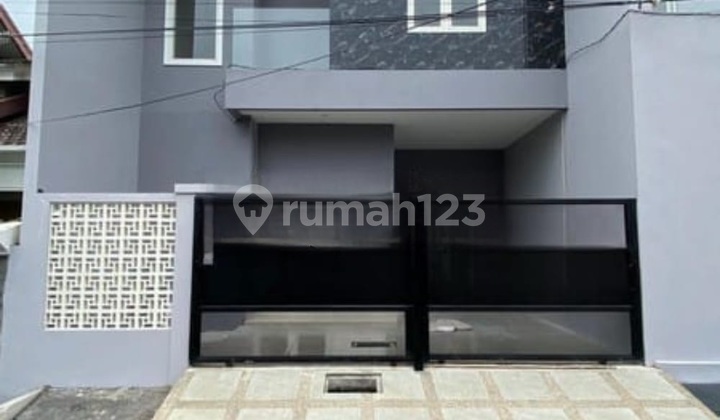 Rumah Baru Pondok Tjandra Lebar 7m Harga 1m-an Dekat Toll Merr Rungkut Upn 1