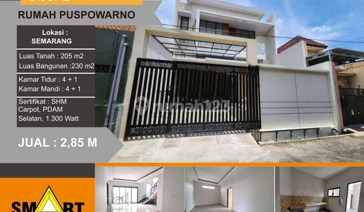 Rumah baru gress siap huni dijlan puspowarno semarang 1