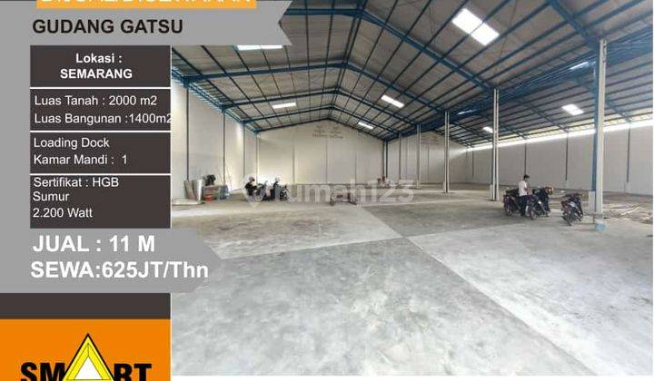 Dijual Gudang GATSU baru gress siap pakai, lokasi stategis 8