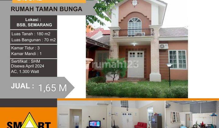 Rumah bagus siap huni di taman bunga BSB semarang 1