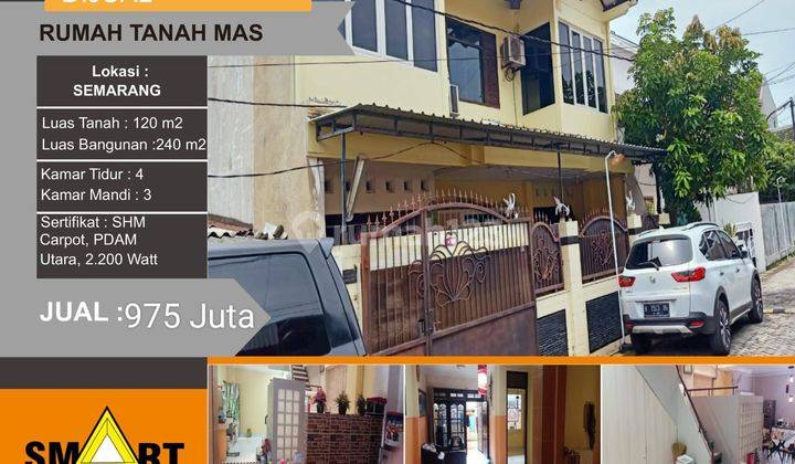 Dijual runah bagus 2 lantai siap huni di tanah mas semarang 1