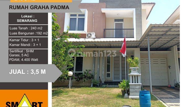 Dijual rumah bagus  siap huni di perumahan graha padna semarang 1