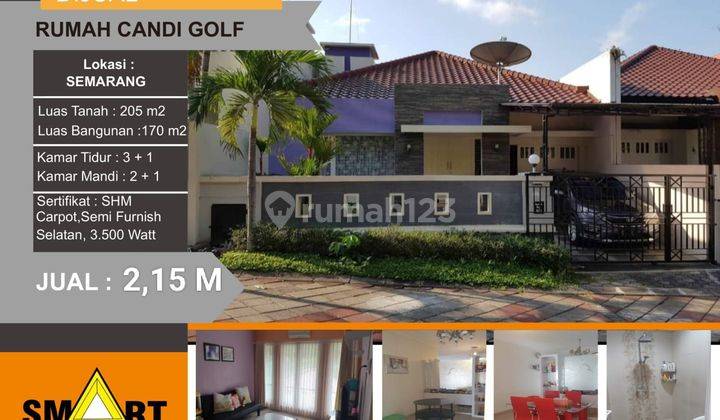 Dijual rumah bagus siap huni di candi golf semarang 1