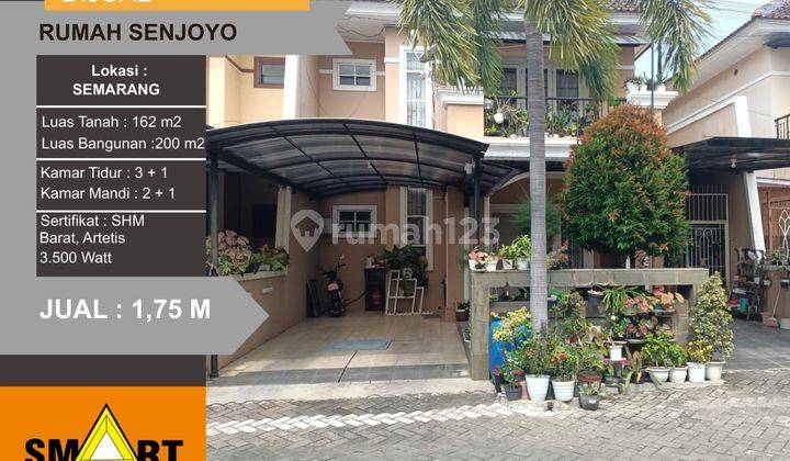 Dijual rumah bagus siap huni di jalan senjoyo semarang 1