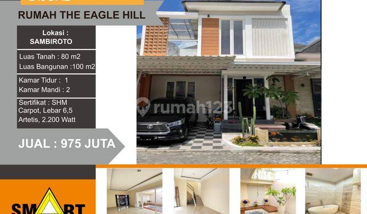 Dijual rumah bagus siap huni di the eagle hill siranda semarang 1