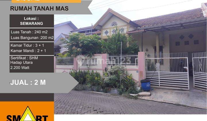 Dijual rumah bagus siap huni di tanah mas semarang 1