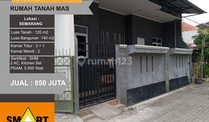 Dijual rumah bagus siap huni di tanah mas semarang 1