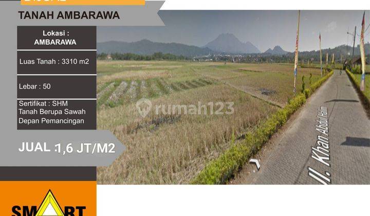 Dijual tanah lokasi bagus di ambarawa, 1