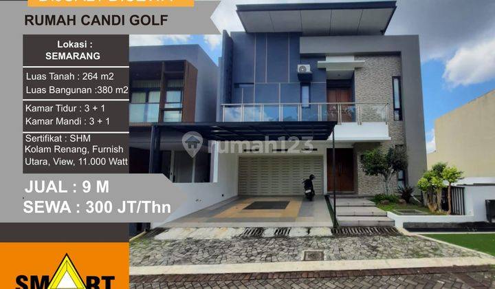 Disewakan Rumah Mewah Siap Huni Di Candi Golf Semarang 1