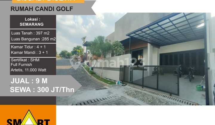 Disewakan Rumah Mewah Di Candi Golf Semarang 1