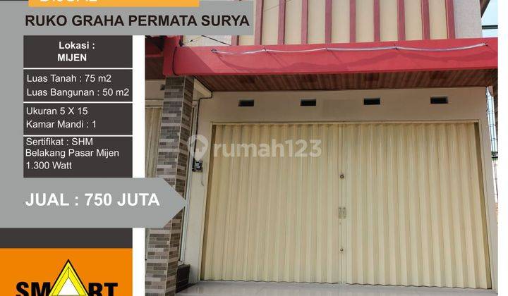 Dijual Ruko Siap Pake Di  Daerah Mijen Semarang 1