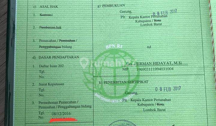 Dijual Tanah Eksotik Beachfront Pantai Sekotong, Lombok Ntb 16