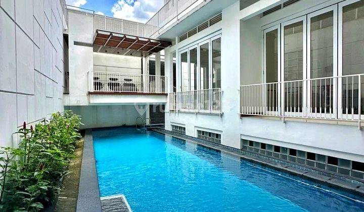 For Sale Pondok Indah Modern Minimalist House Premium Area Dekat Bukit Golf Jalan Lebar  1