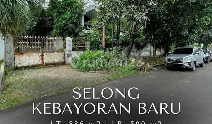 For Sale Selong Kebayoran Baru Hitung Tanah Prime Area Ring Kawasn Exclusive
