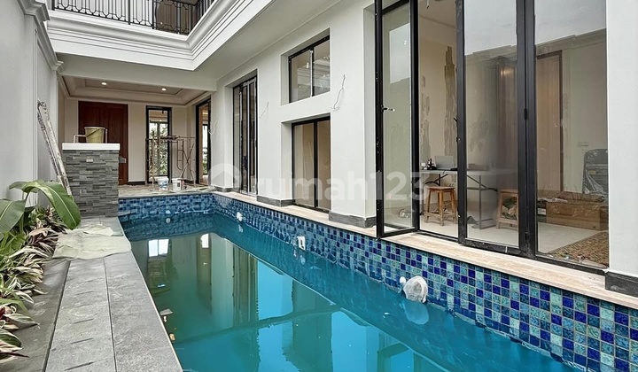 For Sale Cipete Cilandak Gaharu Area Brand New House, On Progres American Classic Siap Huni