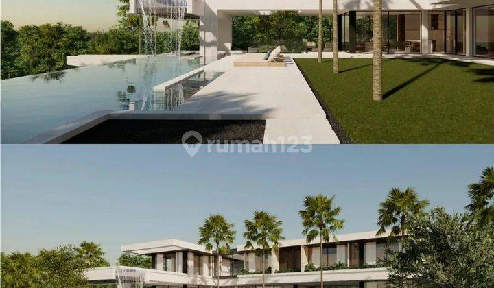 Dijual Villa Bali Tabanan Mewah Private Location Fully Fuirnished Berkonsep Modern Tropical Villa River View 1