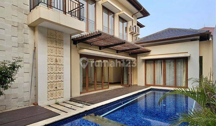 Rumah Kemang Termurah Best Location Bebas Banjir Nuansa Villa 1