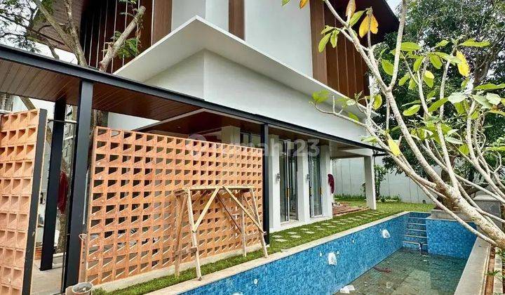 Rumah Mewah Cipete Cilandak Daerah Eksklusive Lingkungan Tenang Aman Jalan Lebar Design Modern Tropis 2