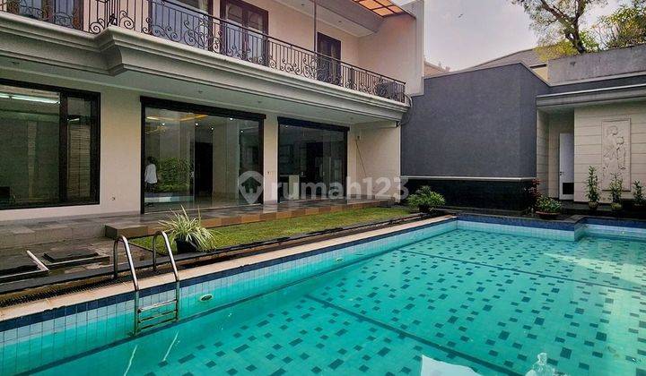 For Sale For Rent Pondok Indah Luxurious Modern Classic Prime Location Row Jalan Lebar Semi Furnished Siap Huni 2