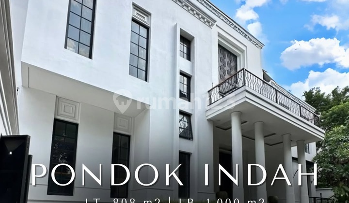 FOR SALE NEW HOUSE IN PONDOK INDAH LUXURY MODERN CLASSIC HOUSE BRAND NEW SEMI FURNISHED READY TO OCCUPY EASY ACCESS LUXURY